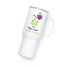 Siembra Semillas Travel mug with a handle