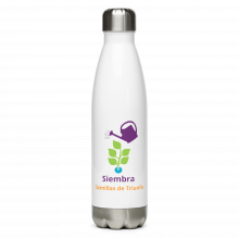 Siembra Semillas Stainless steel water bottle